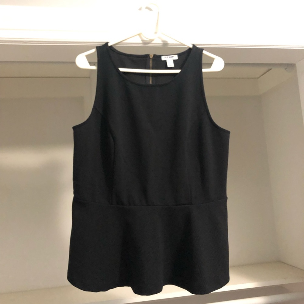 Old Navy Zipper Back Dress Top Smoke Free Home 22 1/2 in long